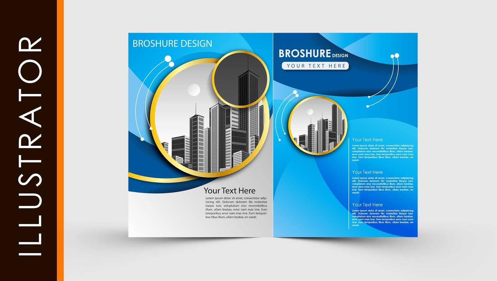 023 Brochure Templates Free Download For Photoshop Template Intended For Adobe Illustrator Brochure Templates Free Download