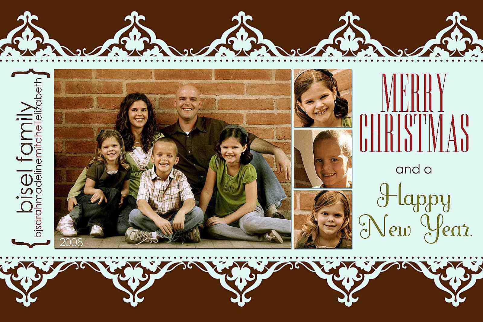 024 Milk And Honey Designs Free Christmas Card Templates With Regard To Holiday Card Templates For Photographers
