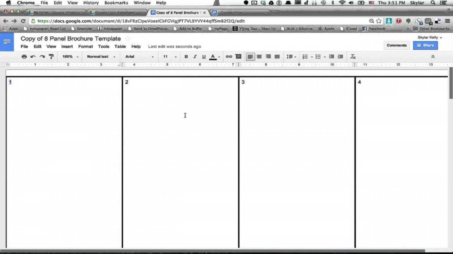 Brochure Template Google Drive Great Sample Templates