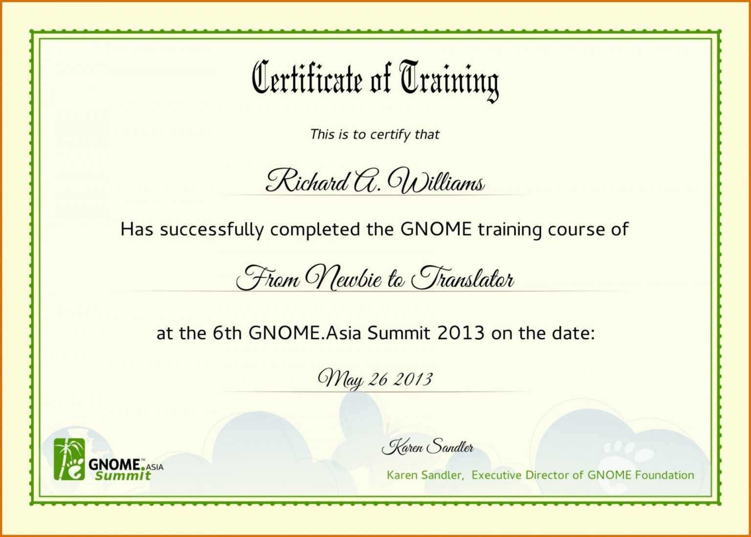 This Entitles The Bearer To Template Certificate