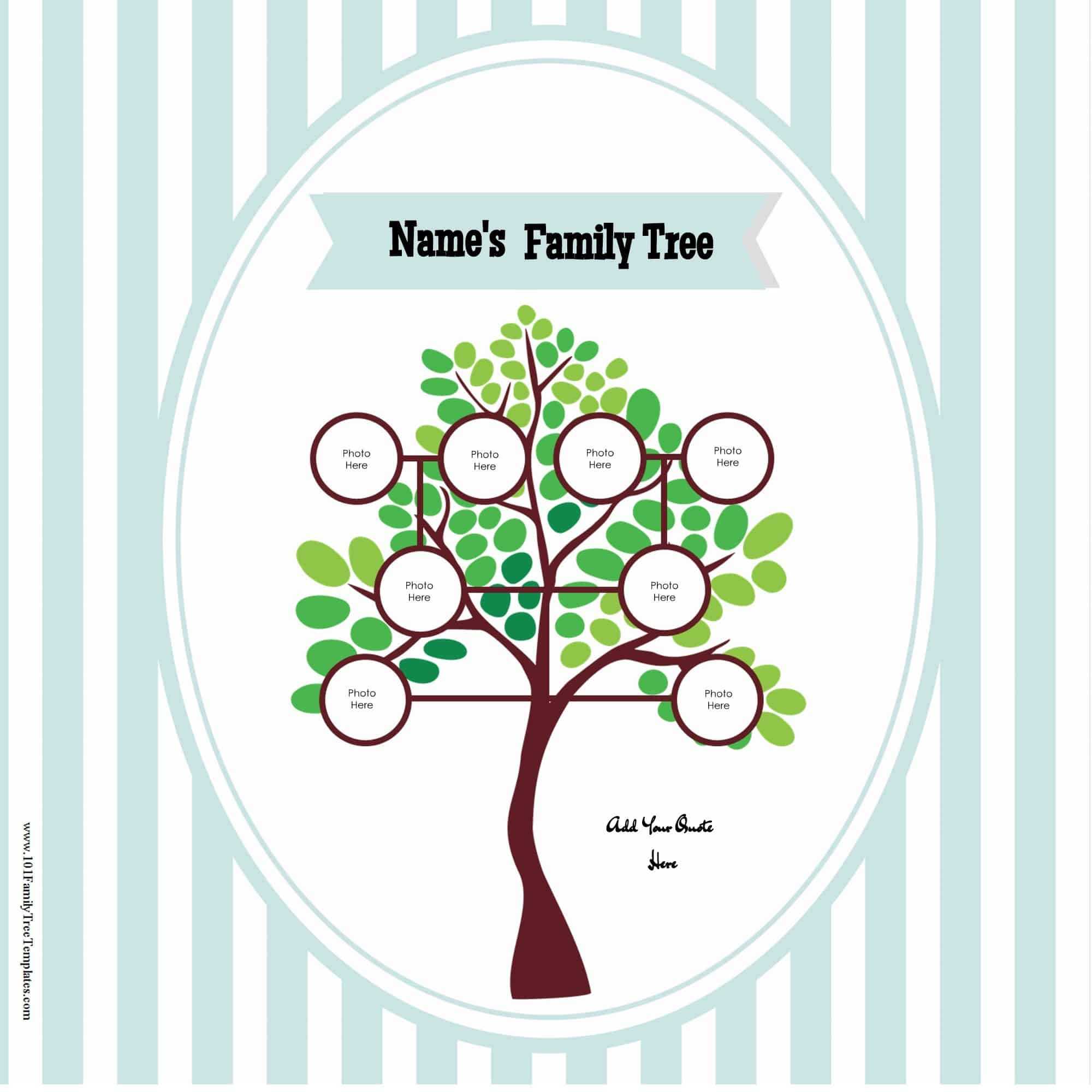 029 Free Printable Family Tree Template Frightening Ideas 10 Within ...