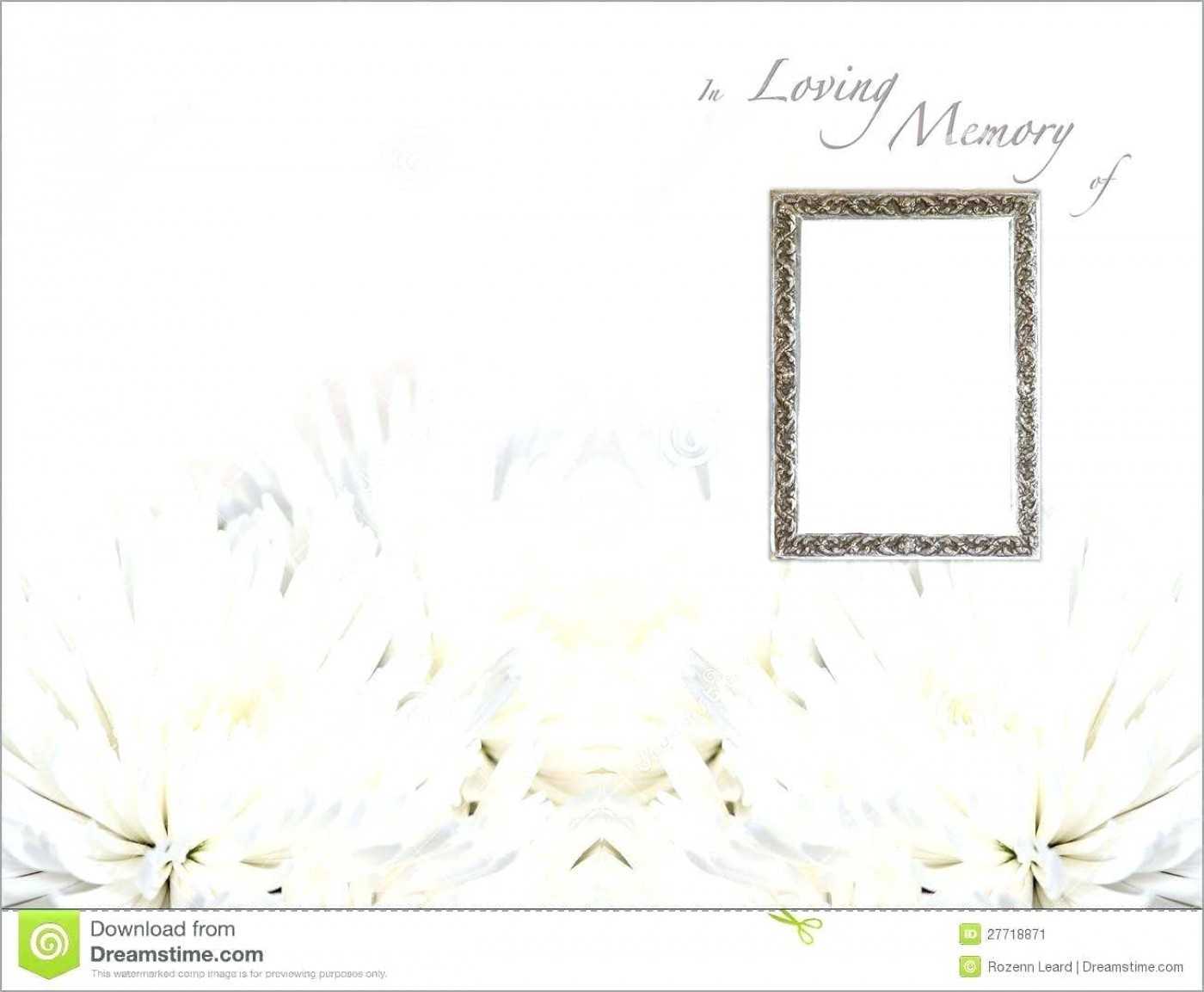031 Template Ideas In Loving Memory Free Cards Awesome With Regard To Sympathy Card Template