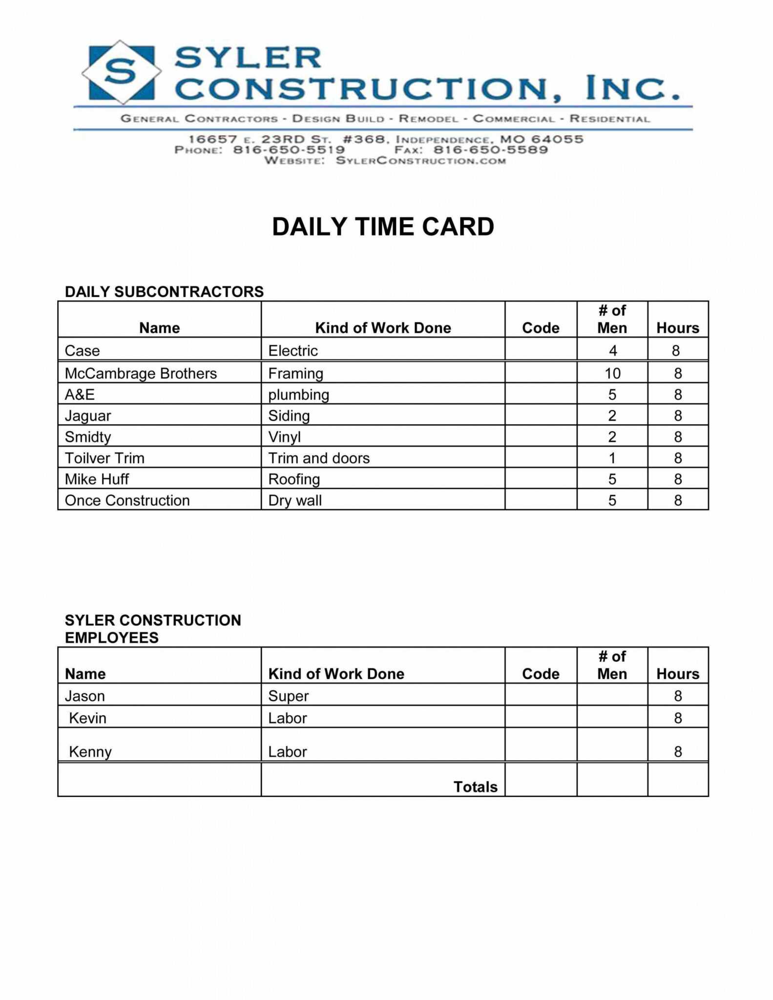 Auction Bid Cards Template