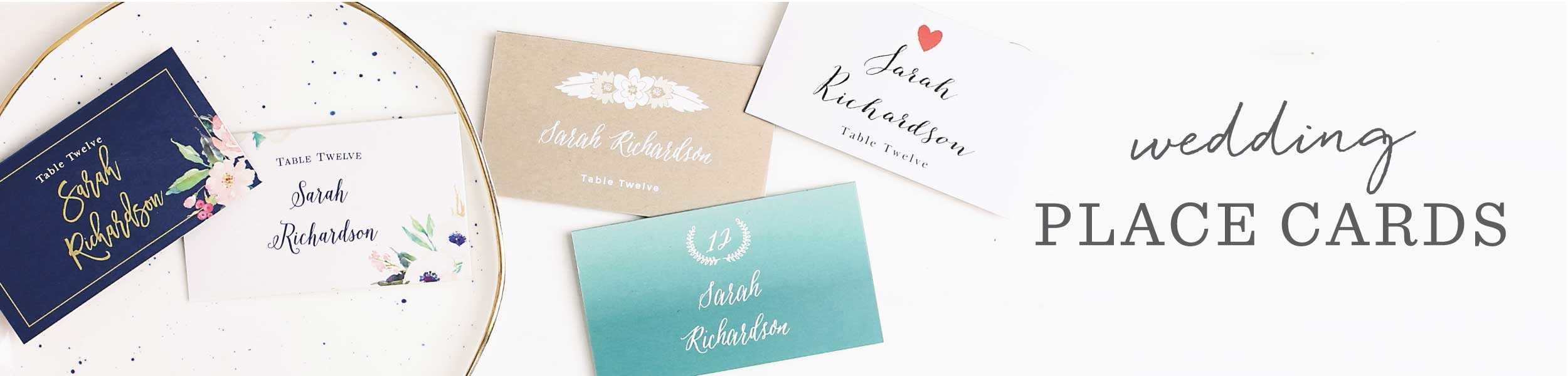 034 Wedding Place Cards Name Template Marvelous Ideas Throughout Place Card Setting Template