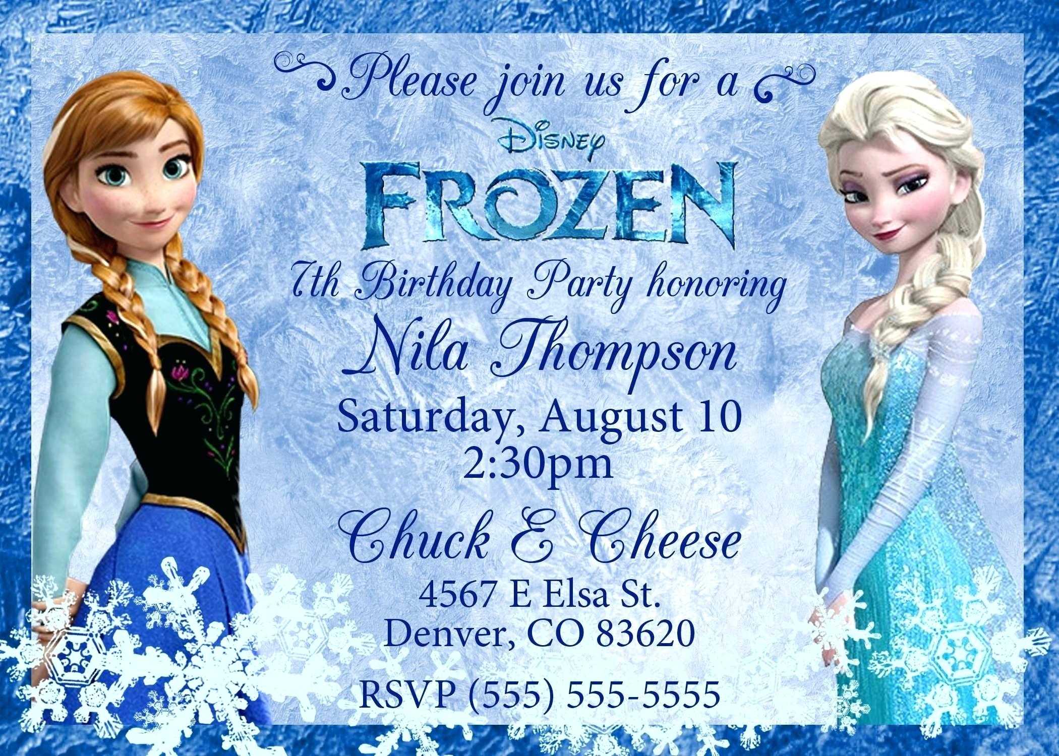 035 Template Ideas Frozen Birthday Invites Disney Invitation Inside Frozen Birthday Card Template
