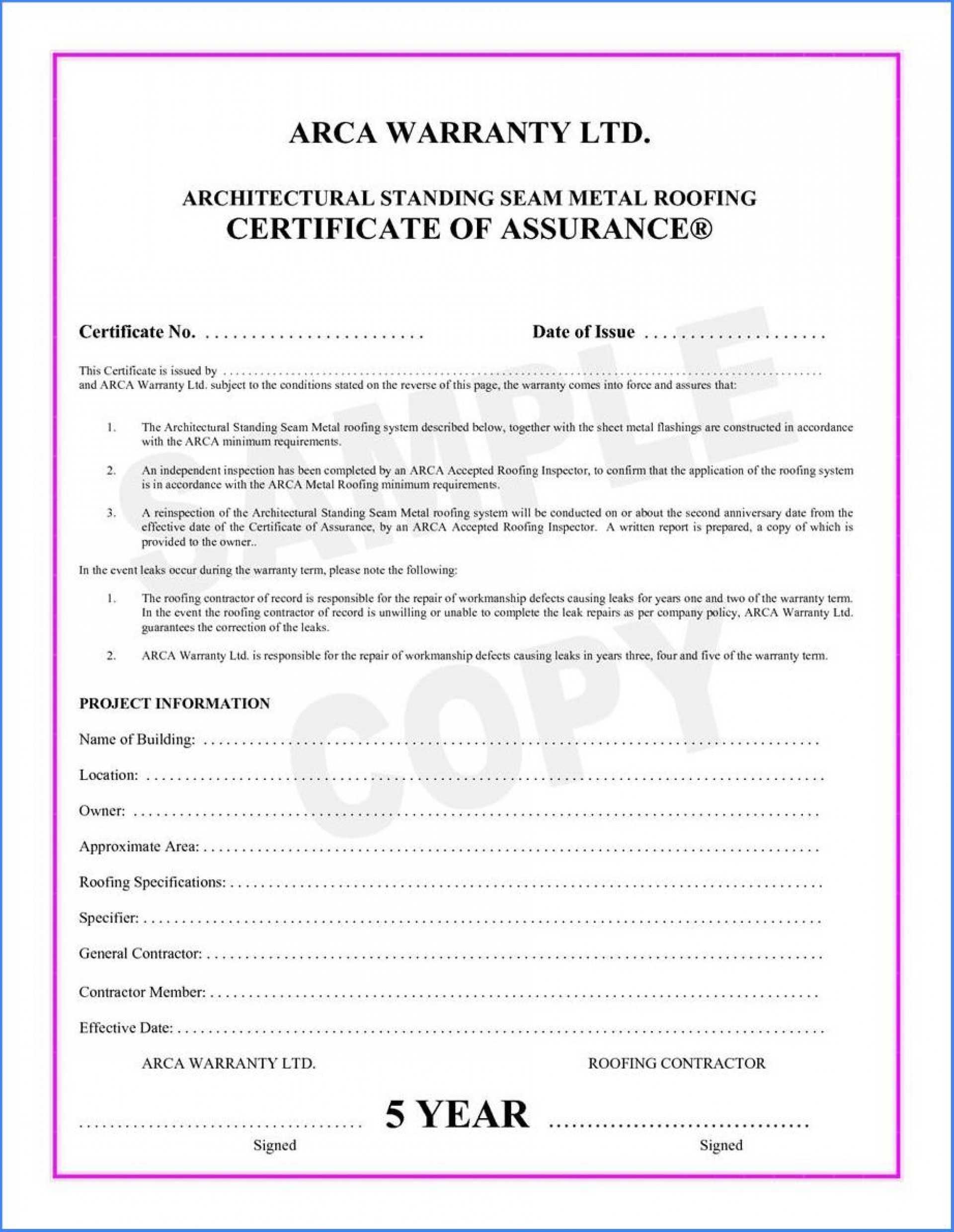 038 Template Ideas Certificate Of Final Completion Form For Pertaining To Construction Certificate Of Completion Template