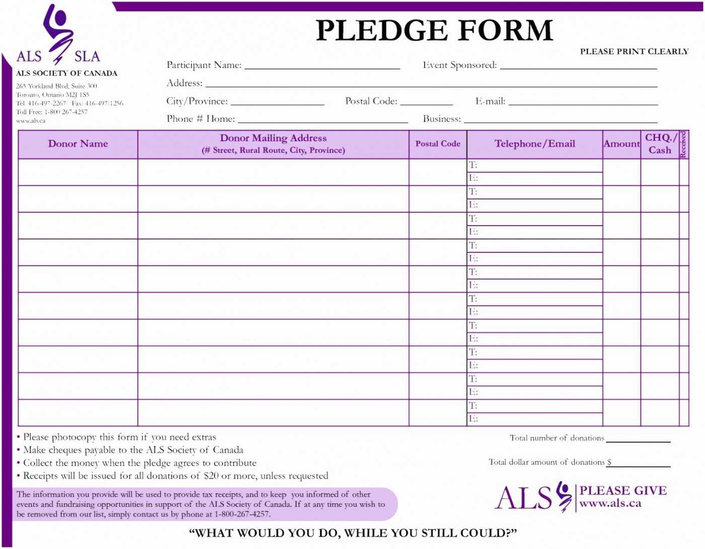039 Pledge Card Template Word Best Of Fundraiser Form Pttyt Pertaining To Pledge Card Template For Church