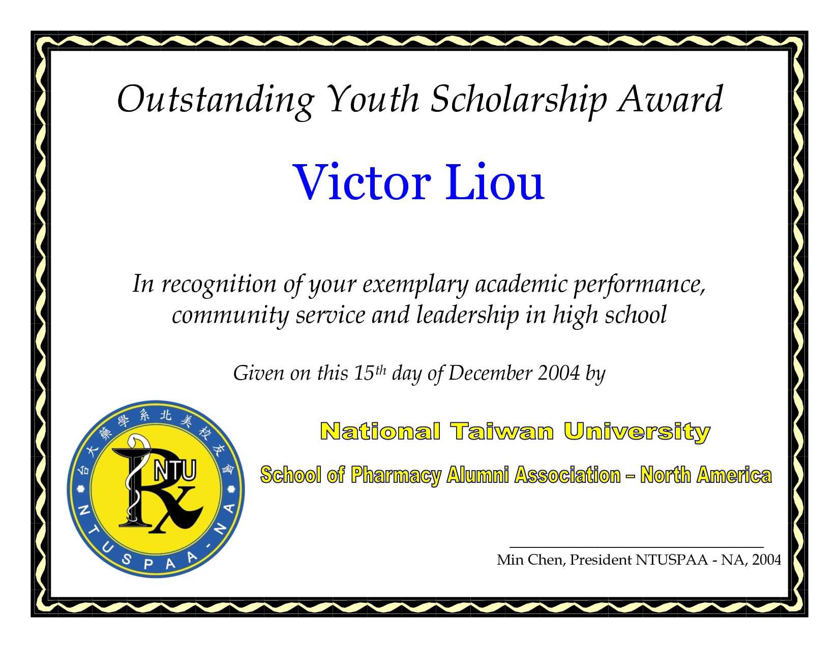 10+ Scholarship Award Certificate Examples – Pdf, Psd, Ai Pertaining To Scholarship Certificate Template