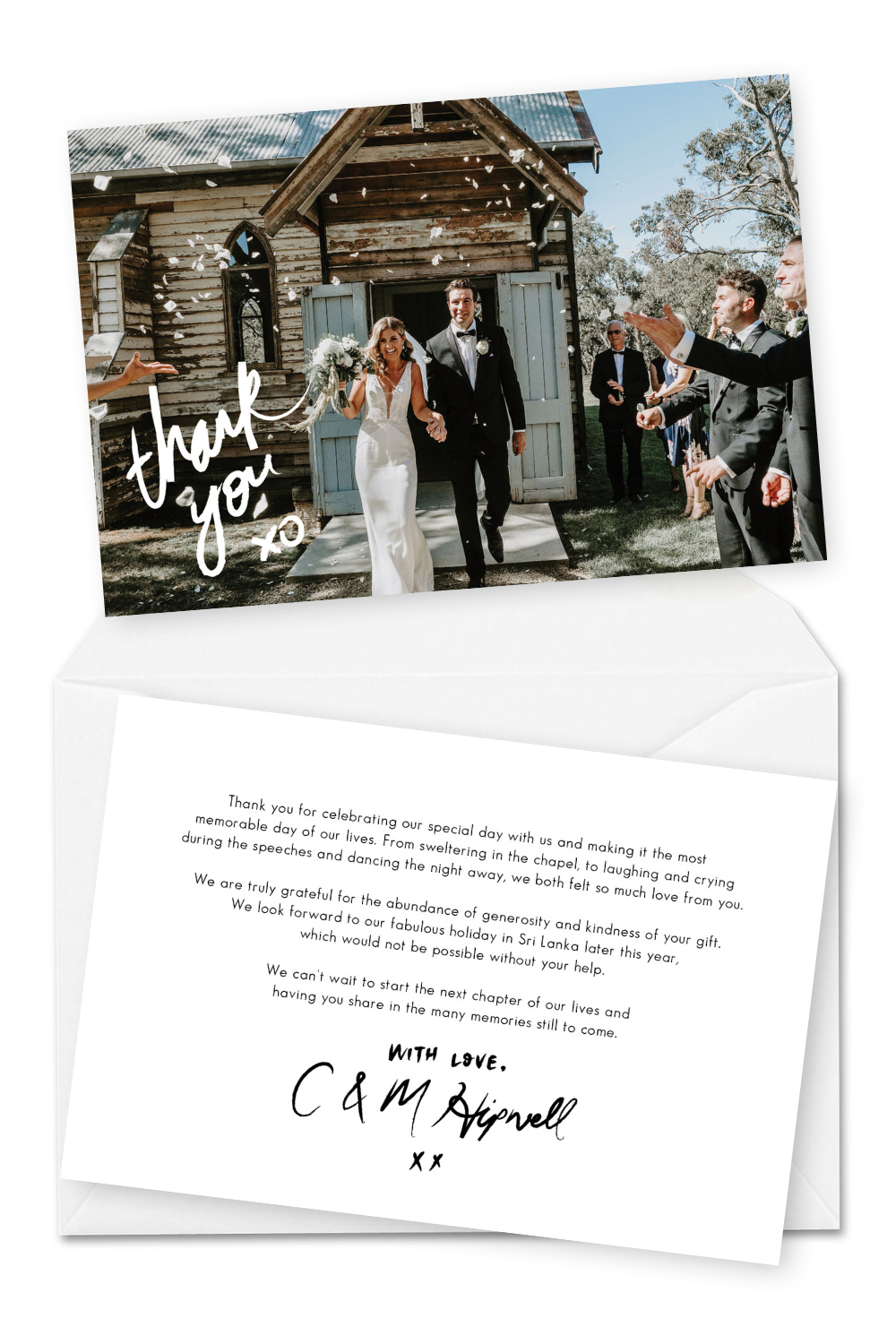 10 Wording Examples For Your Wedding Thank You Cards In Template For Wedding Thank You Cards