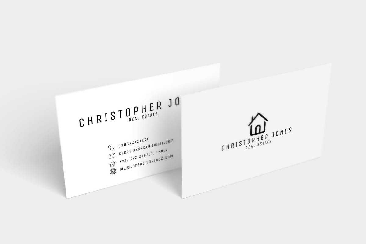 100+ Free Creative Business Cards Psd Templates Within Real Estate Business Cards Templates Free