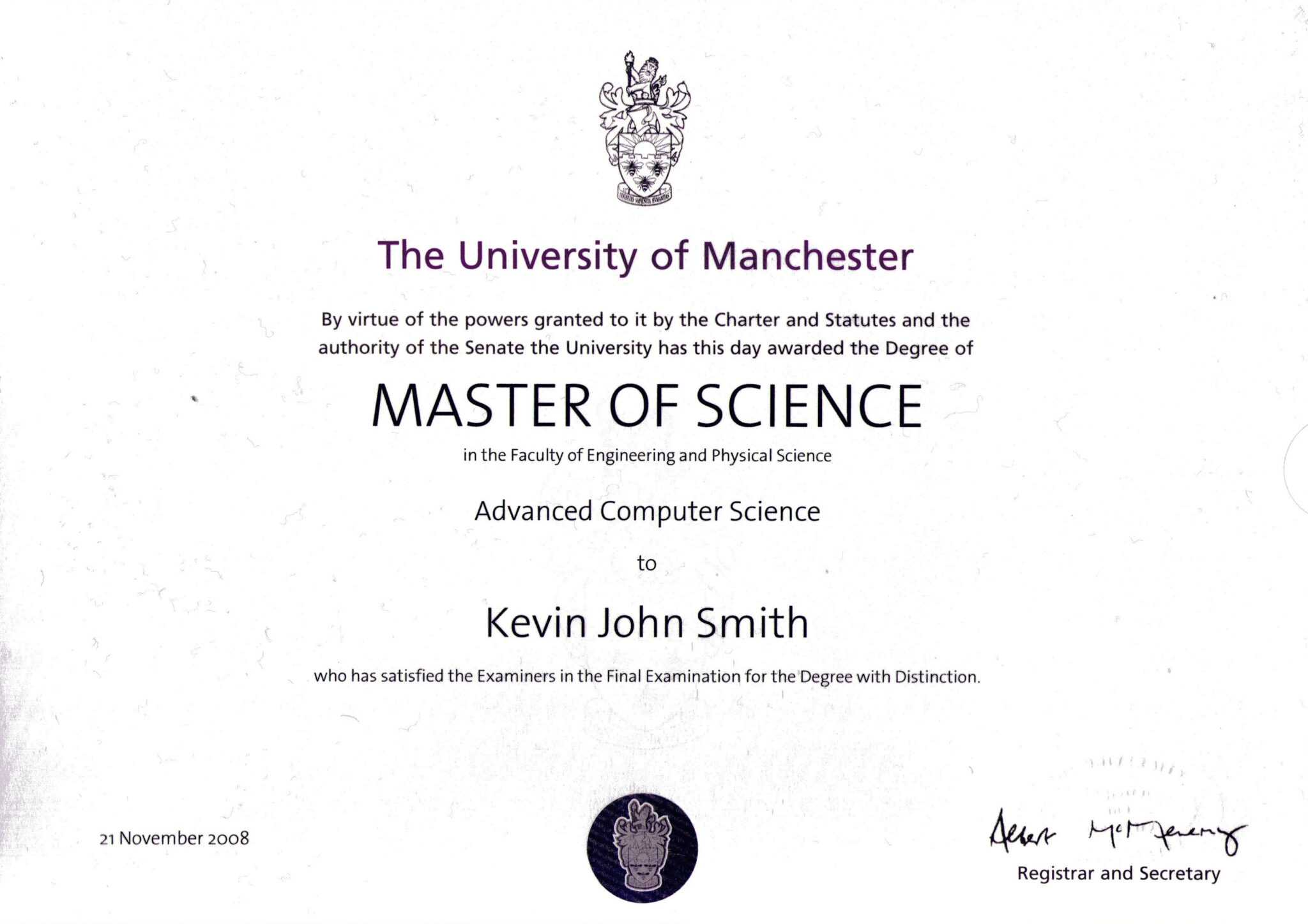 11 Free Printable Degree Certificates Templates Phd Within Doctorate 
