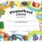 11+ Preschool Certificate Templates – Pdf | Free & Premium Inside Free Printable Certificate Templates For Kids