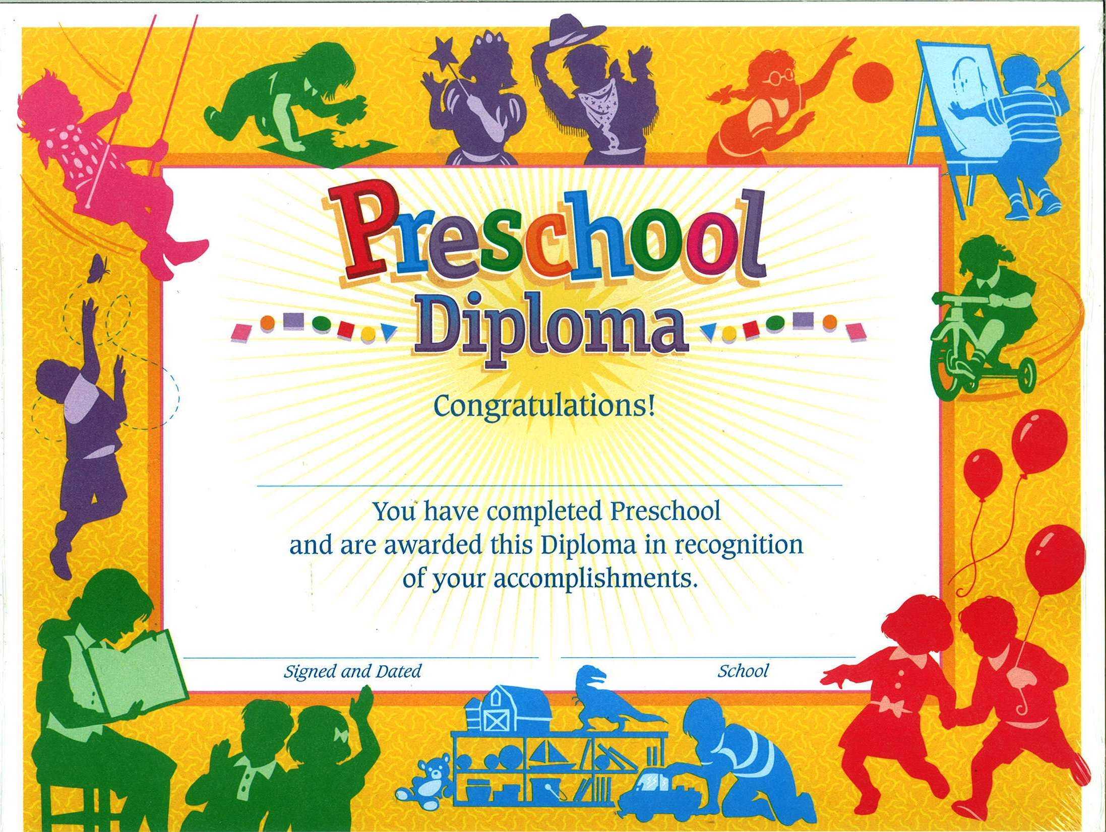 11+ Preschool Certificate Templates – Pdf | Free & Premium Pertaining To Free School Certificate Templates