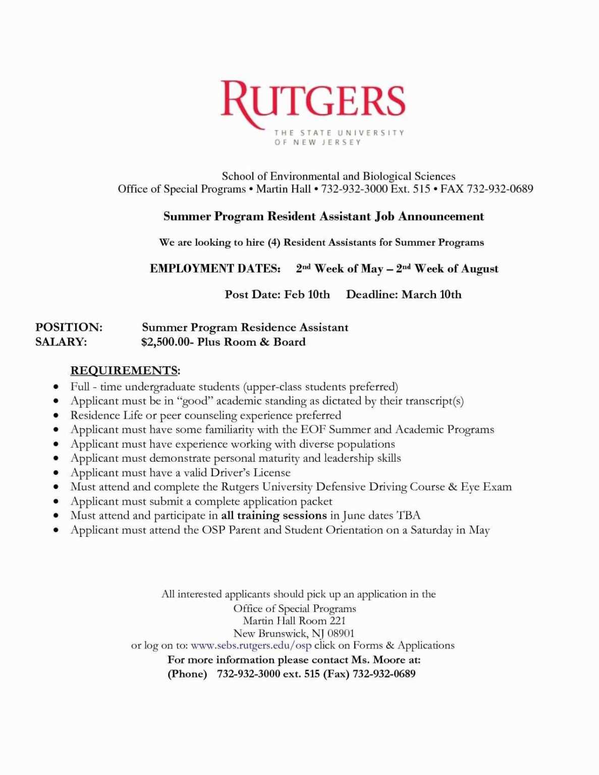 11 Rutgers Resume Template Ideas Resume Ideas Pertaining To Rutgers
