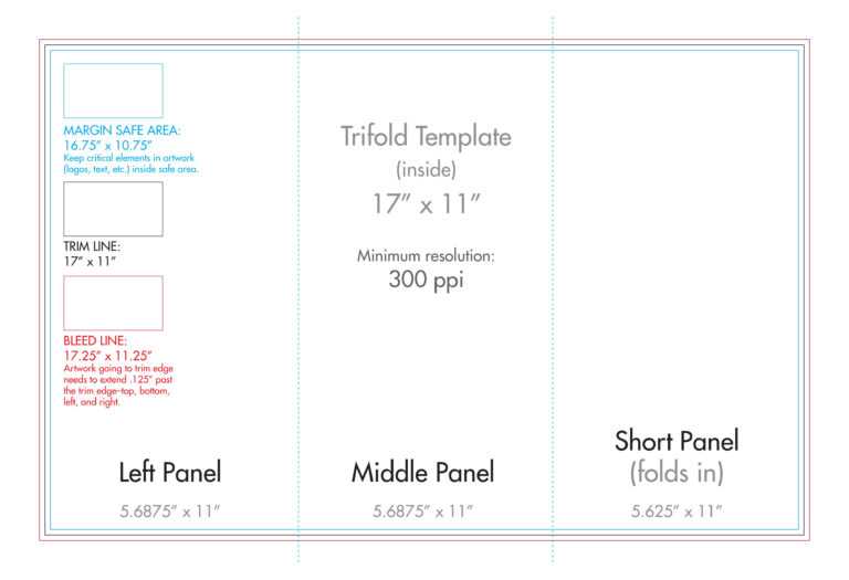 11X17 Trifold Template Tunu redmini co In 11X17 Brochure Template