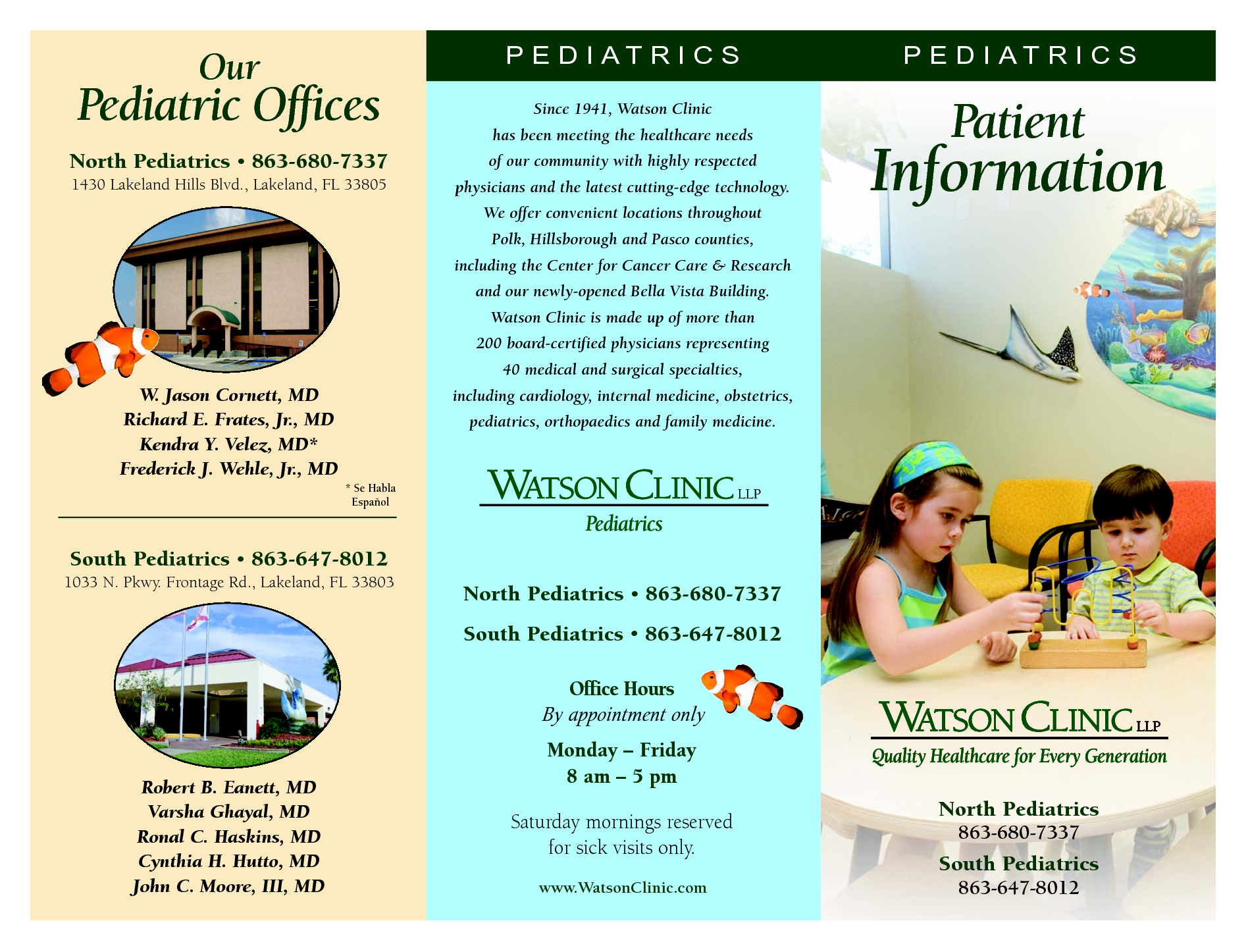 Medical Office Brochure Templates