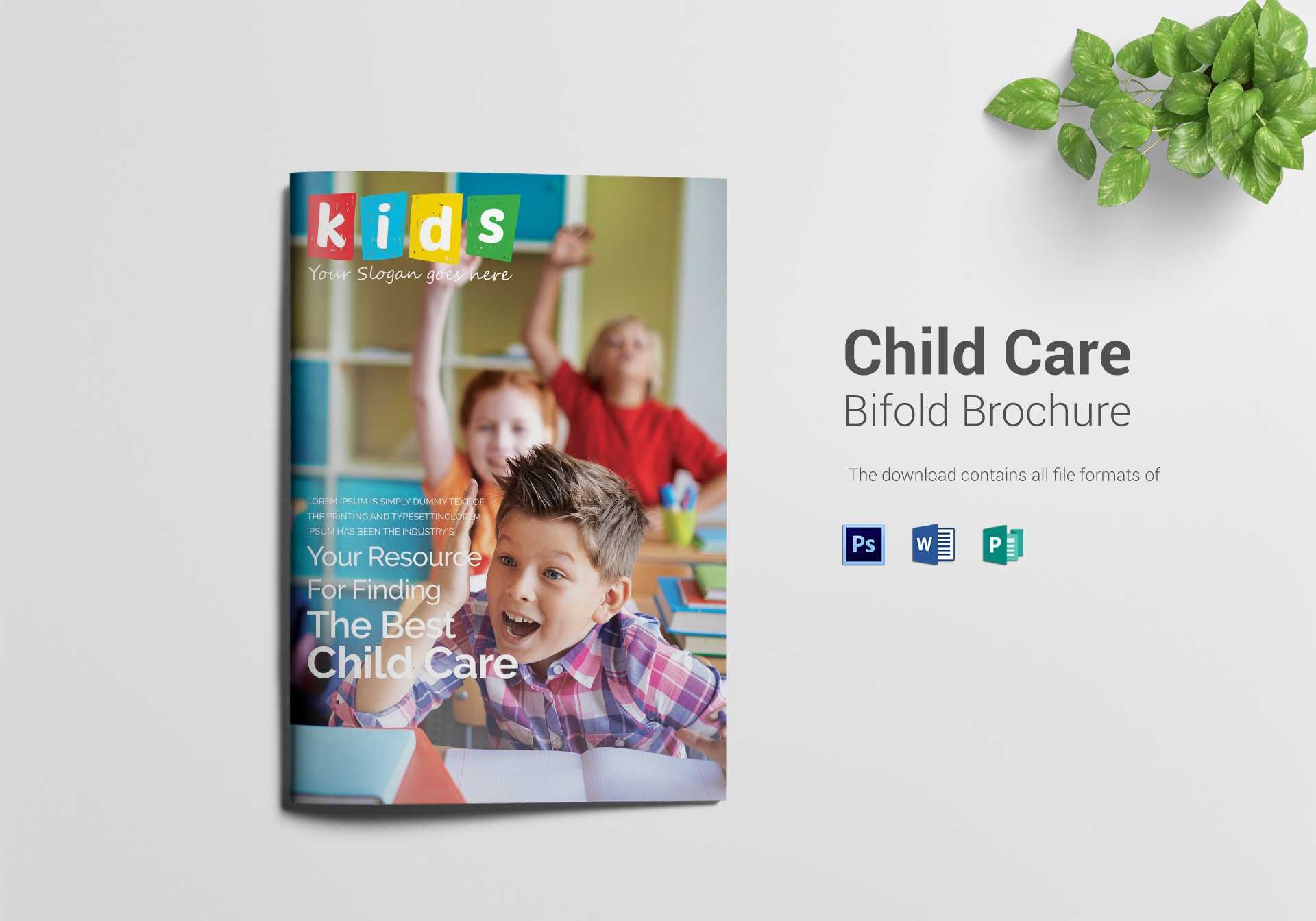 14+ Child Care Brochure Designs & Templates | Free & Premium With Daycare Brochure Template