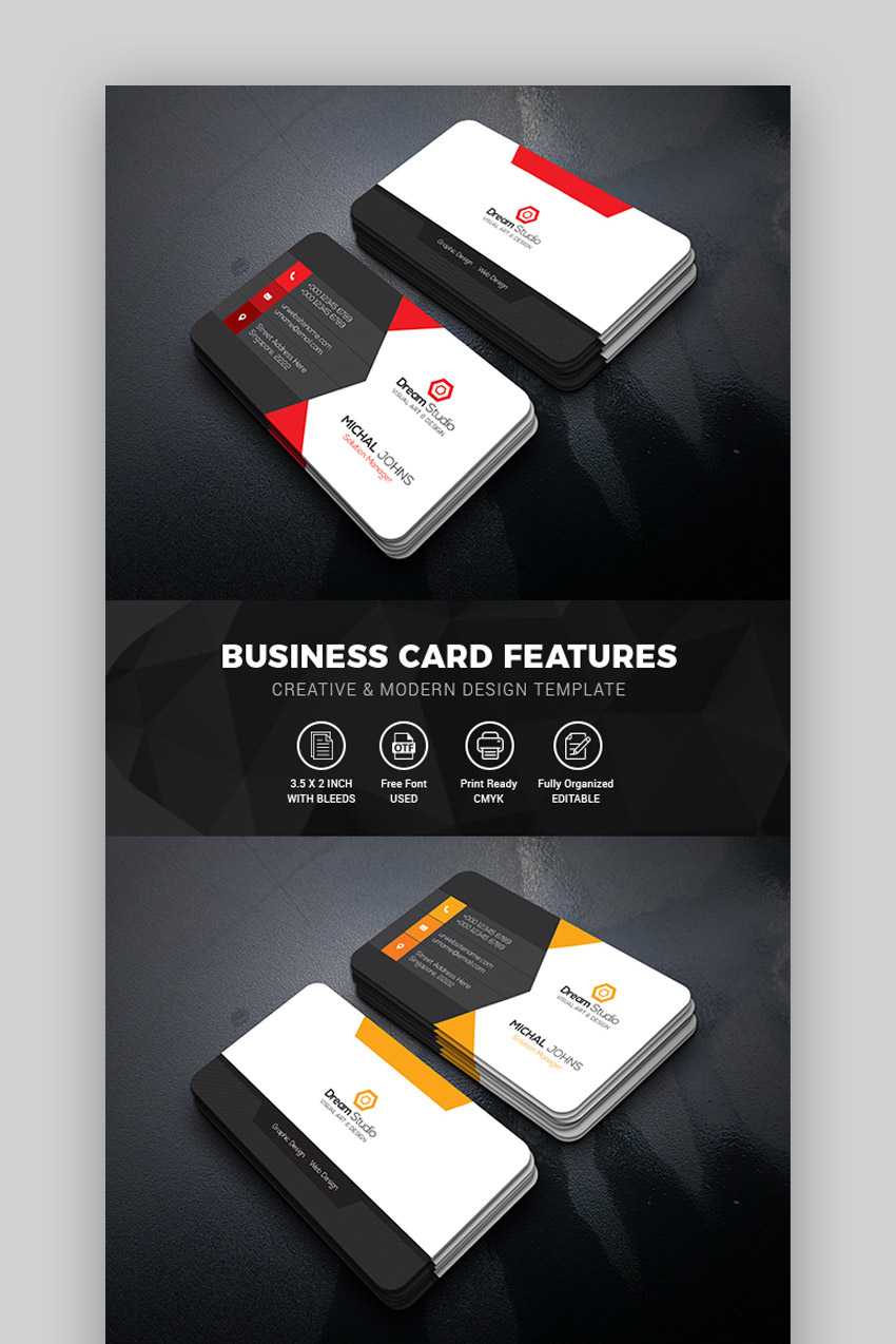 business card template photoshop free download psd