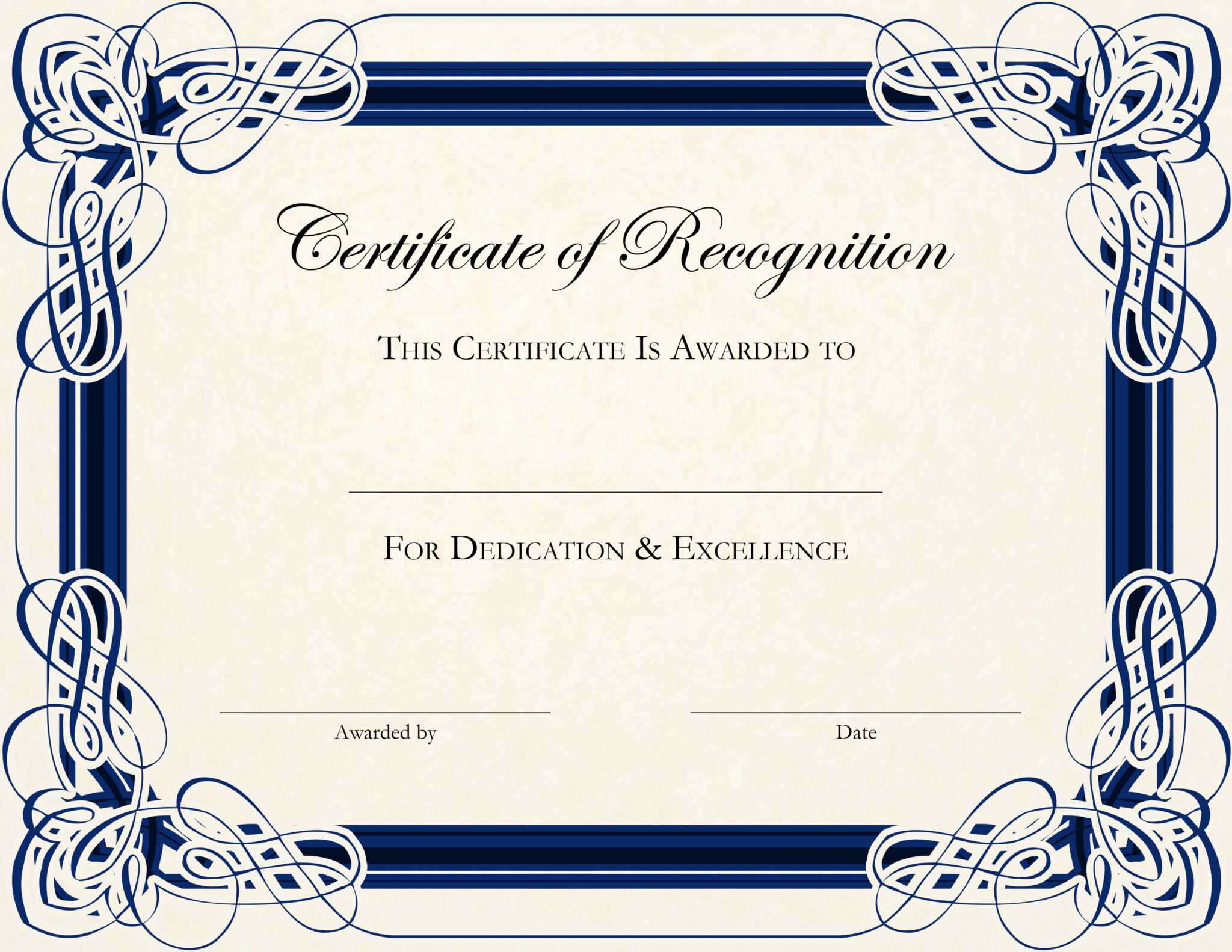 15 Editable Microsoft Certificate Templates Images Free In 