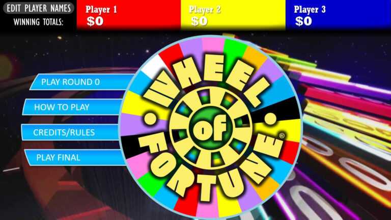 Wheel Of Fortune Powerpoint Template