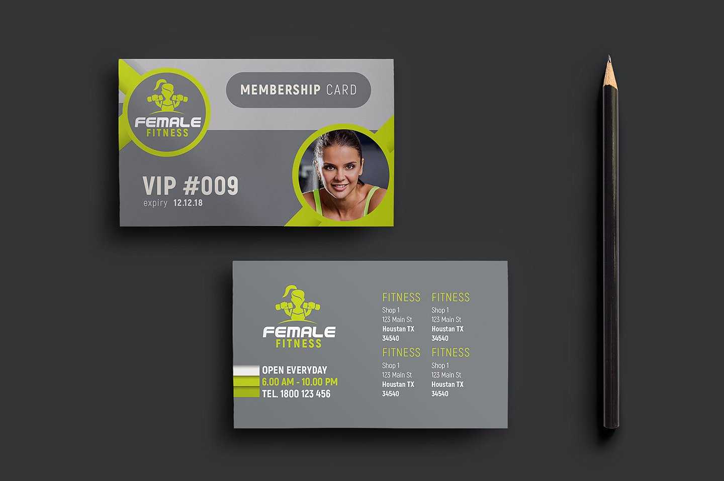 15+ Membership Card Designs | Design Trends - Premium Psd With Regard To Gym Membership Card Template