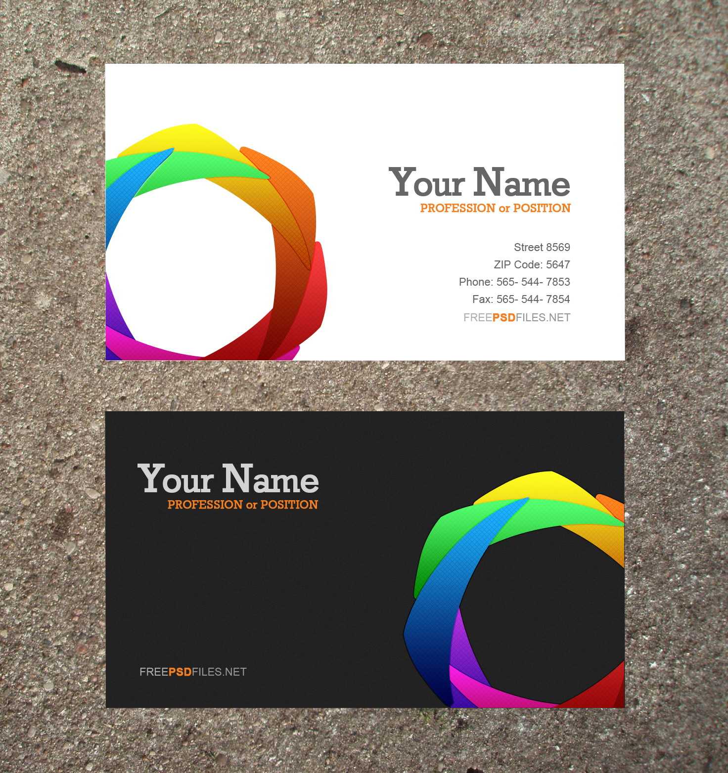 16 Business Card Templates Images – Free Business Card Within Free Business Cards Templates For Word