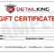 16 Personalized Auto Detailing Gift Certificate Templates Intended For Automotive Gift Certificate Template