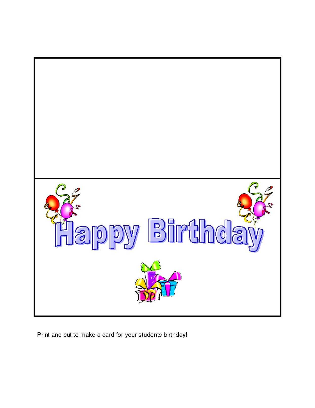 17 Images Of Birthday Party Card Template | Splinket Intended For Microsoft Word Birthday Card Template