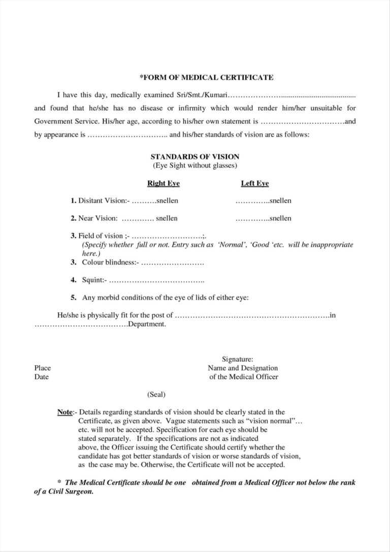 19 Medical Certificate Templates For Leave Pdf Docs In Leaving Certificate Template 768x1087 