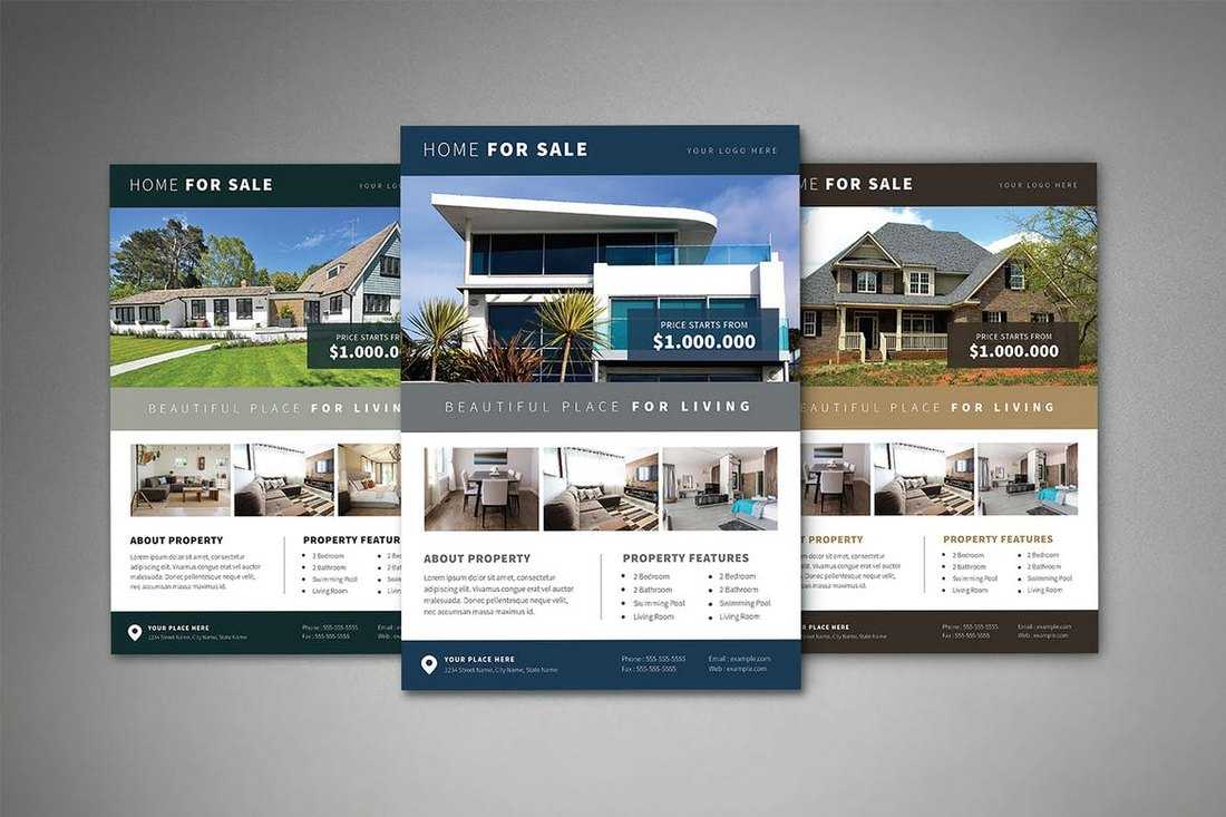 20+ Best Real Estate Flyer Templates 2020 – Creative Touchs Throughout Real Estate Brochure Templates Psd Free Download