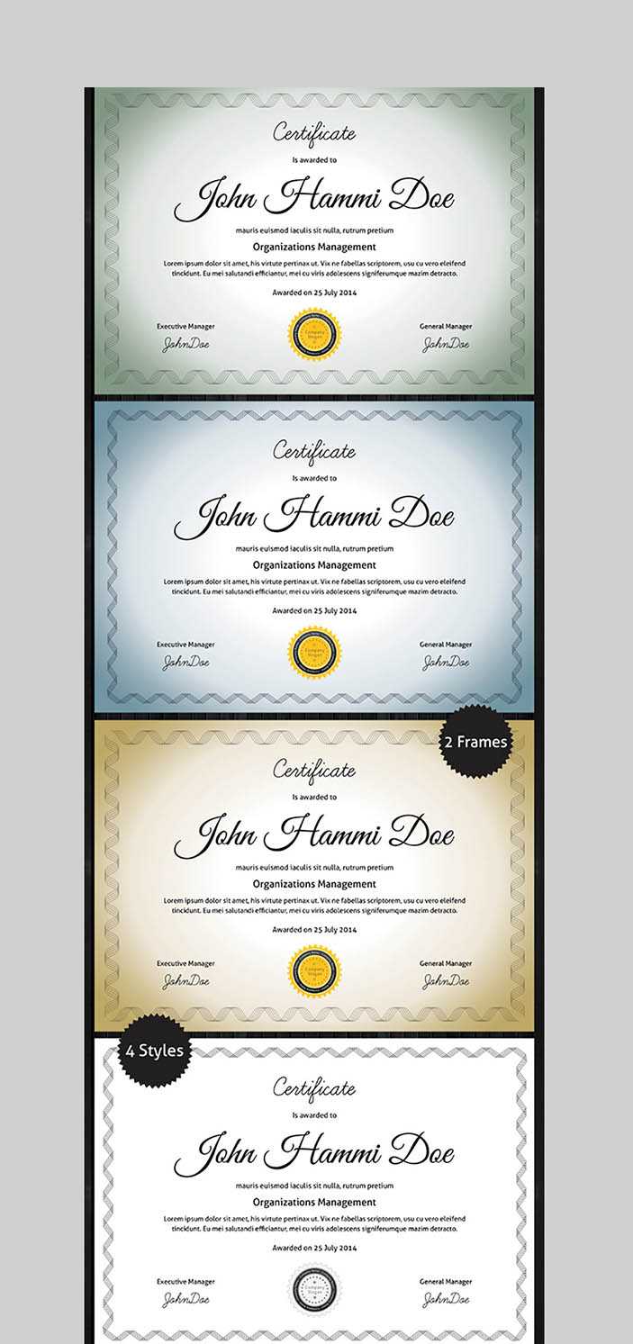 20 Best Word Certificate Template Designs To Award Pertaining To Sales Certificate Template