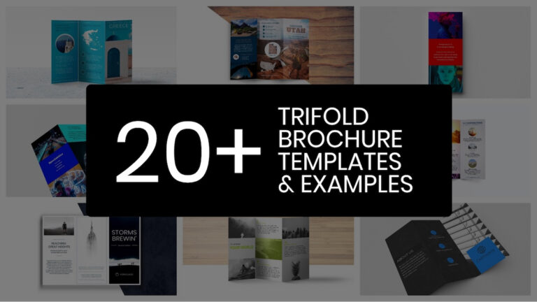 20+ Professional Trifold Brochure Templates, Tips & Examples In Double 