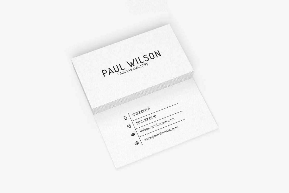 200 Free Business Cards Psd Templates – Creativetacos Intended For Business Card Size Photoshop Template