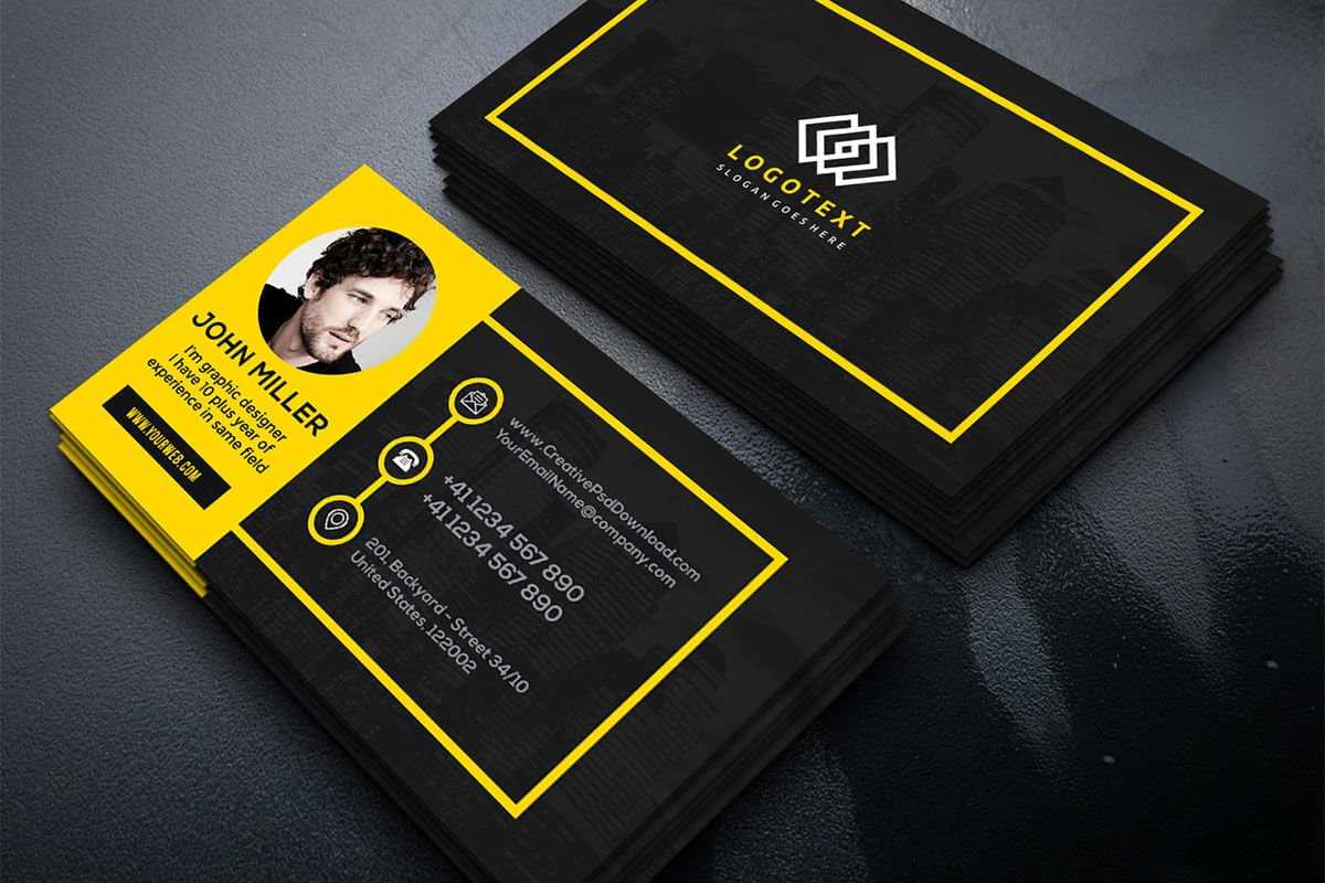 200 Free Business Cards Psd Templates – Creativetacos Intended For Web Design Business Cards Templates