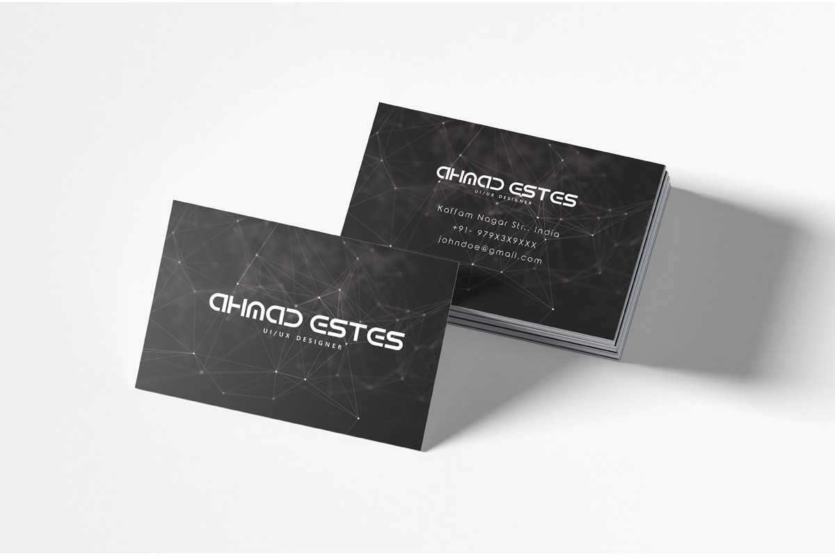 200 Free Business Cards Psd Templates – Creativetacos Pertaining To Photoshop Business Card Template With Bleed