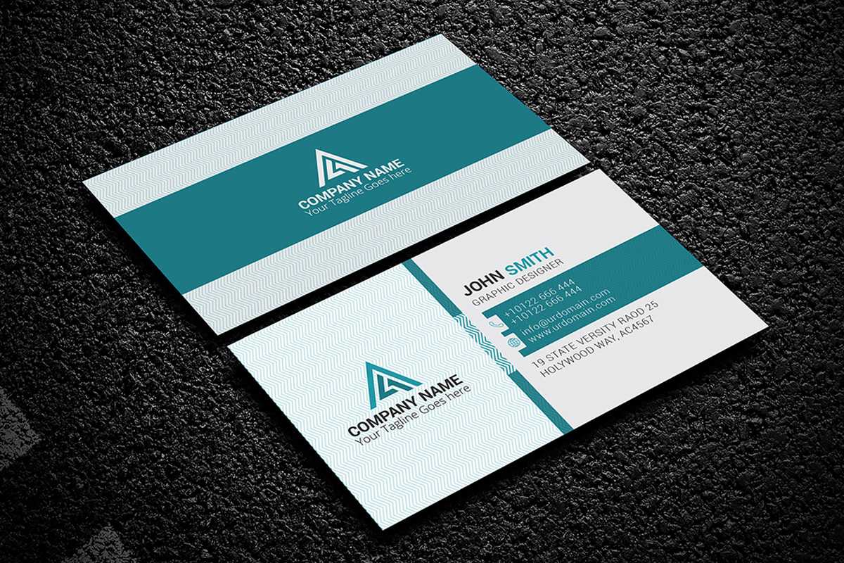 200 Free Business Cards Psd Templates – Creativetacos With Name Card Design Template Psd