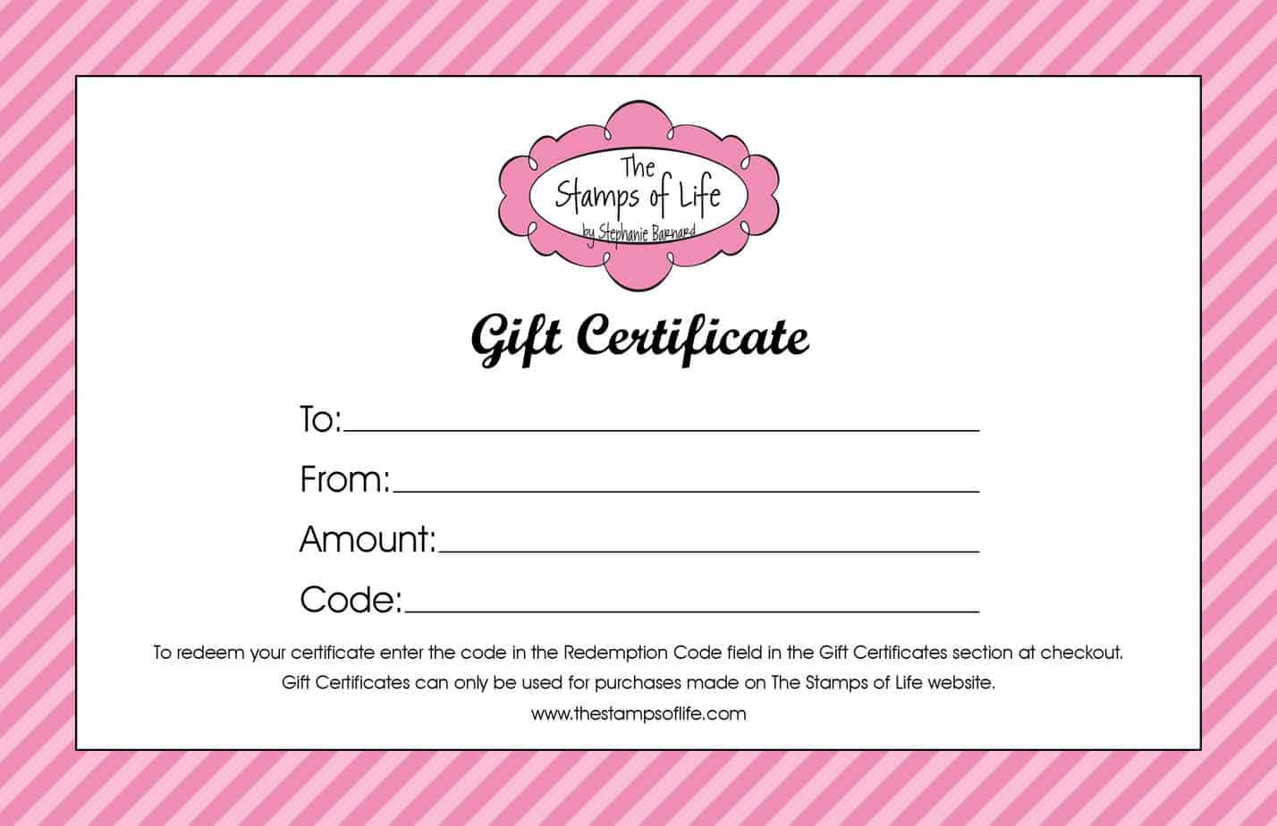 21+ Free Free Gift Certificate Templates – Word Excel Formats Inside Custom Gift Certificate Template