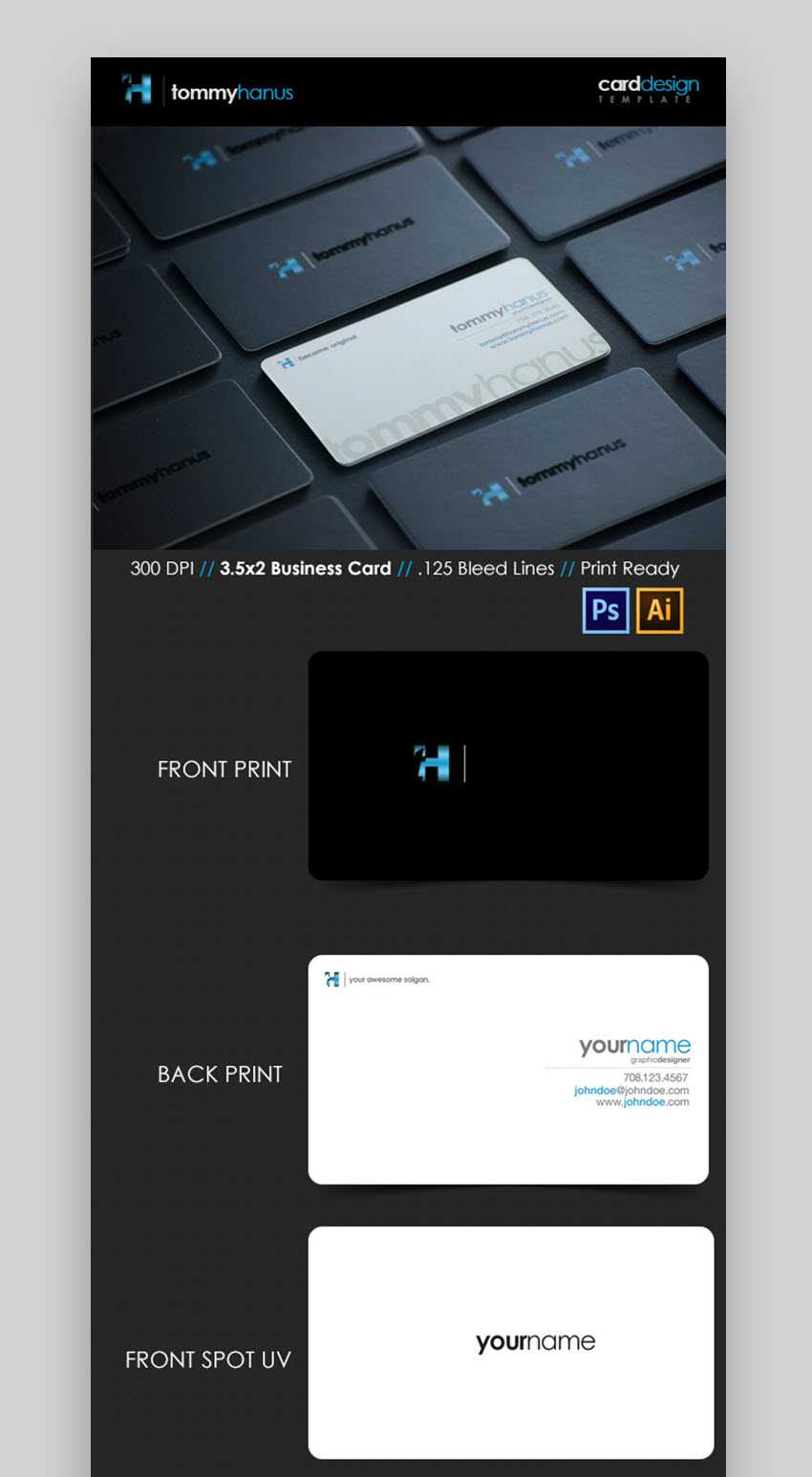 24 Premium Business Card Templates (In Photoshop Intended For Create Business Card Template Photoshop