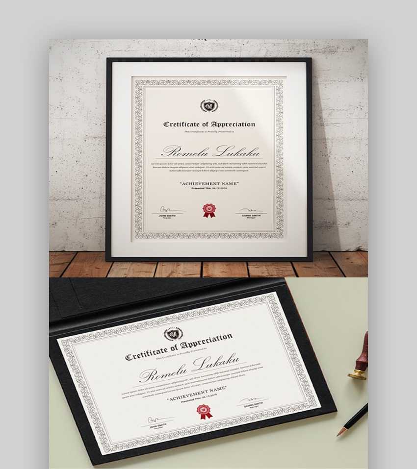 25+ Best Certificate Design Templates: Awards, Gifts For Professional Award Certificate Template