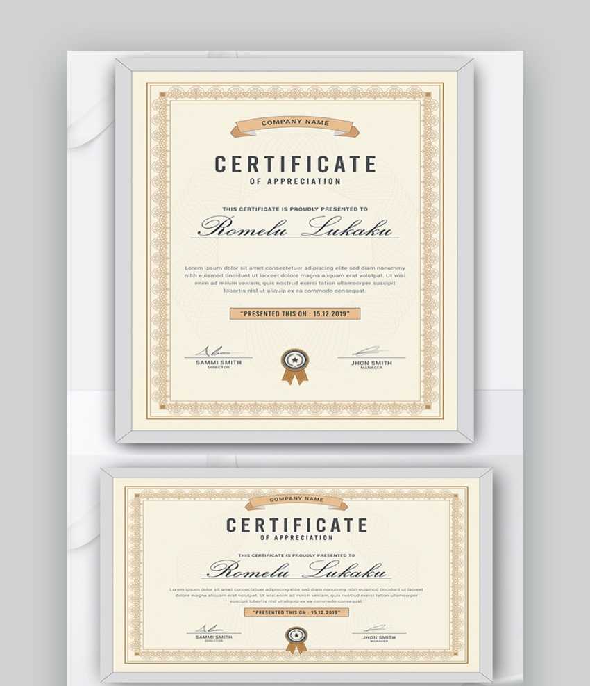 25+ Best Powerpoint Certificate Templates (Free Ppt + For Powerpoint Award Certificate Template