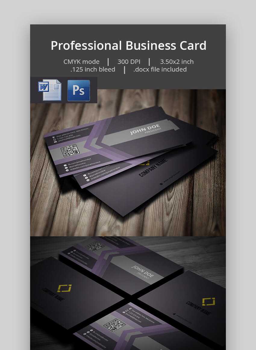 25+ Free Microsoft Word Business Card Templates (Printable For Microsoft Templates For Business Cards