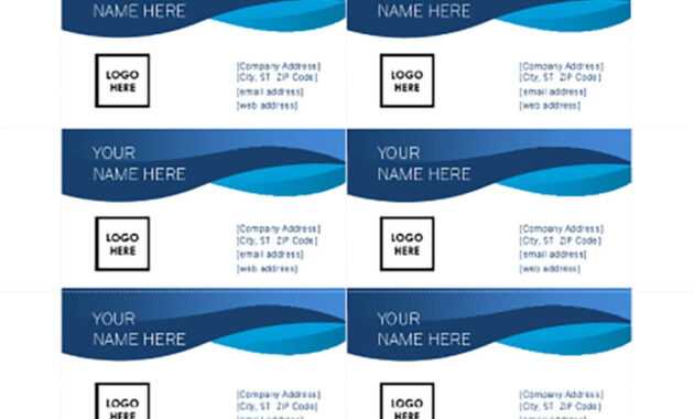 25+ Free Microsoft Word Business Card Templates (Printable pertaining to Ms Word Business Card Template