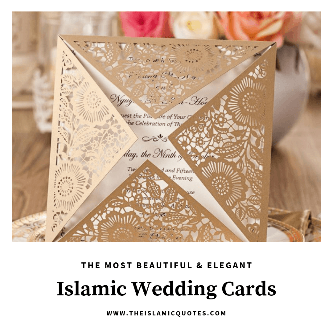 25 Islamic Wedding Invitation Card Designs For Muslims With Regard To Invitation Cards Templates For Marriage