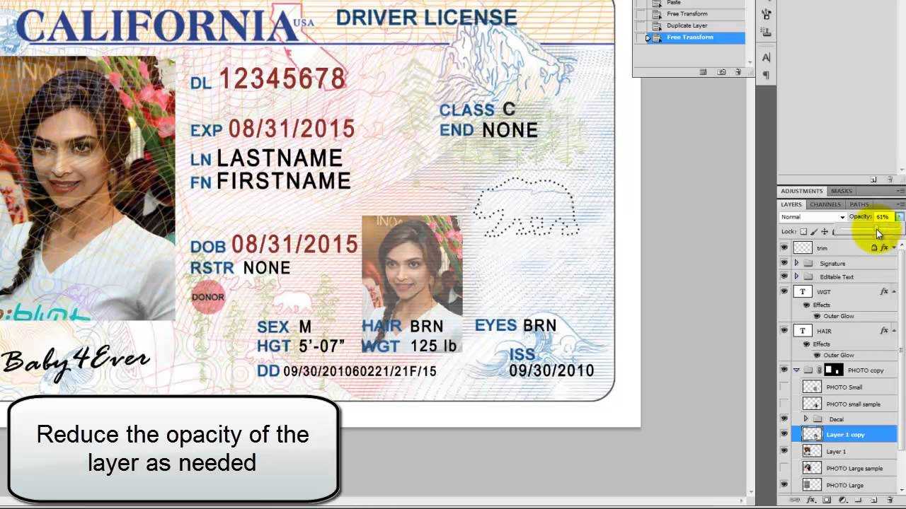 26 Images Of Georgia Identification Card Template Throughout Georgia Id Card Template