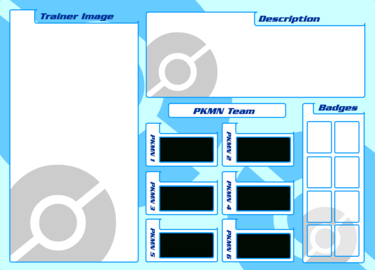 26 Images Of Stats Card Template | Gieday Regarding Pokemon Trainer ...