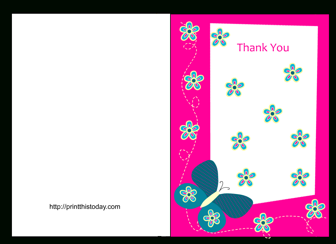 26 Unique Free Baby Shower Cards Printable – Baby Shower Inside Free Printable Thank You Card Template