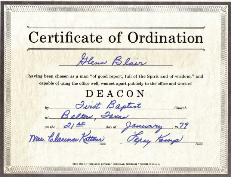 27-images-of-free-printable-ordination-certificate-template-regarding