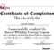 27 Images Of Makeup Class Certificates Template | Masorler Inside Class Completion Certificate Template