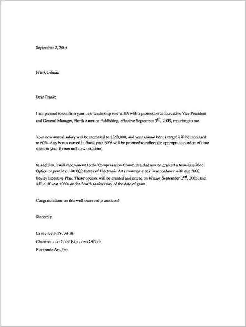 27+ Promotion Letter Templates – Pdf, Doc | Free & Premium Intended For Officer Promotion Certificate Template