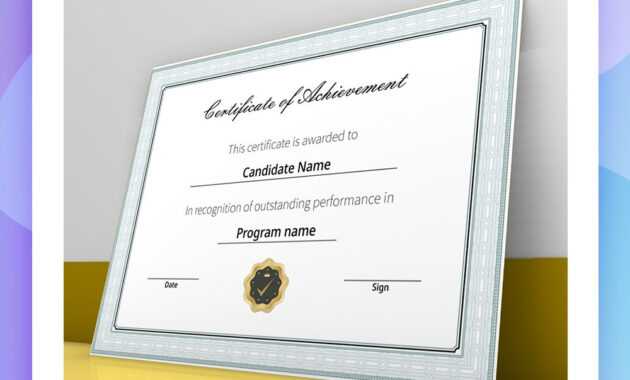 28 Attention-Grabbing Certificate Templates - Colorlib pertaining to No Certificate Templates Could Be Found